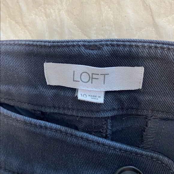 LOFT Charcoal Wide-Leg jeans - Picture 2 of 2